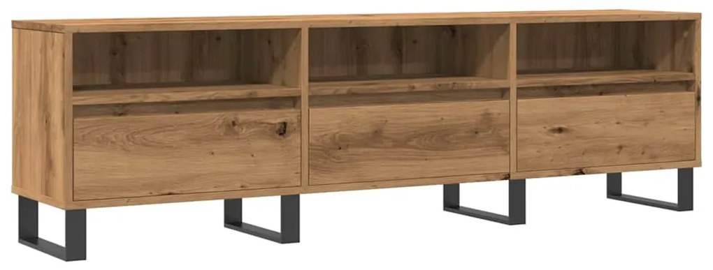 857194 vidaXL ТВ шкаф Artisan Oak 150x30x44,5 cm Инженерна дървесина