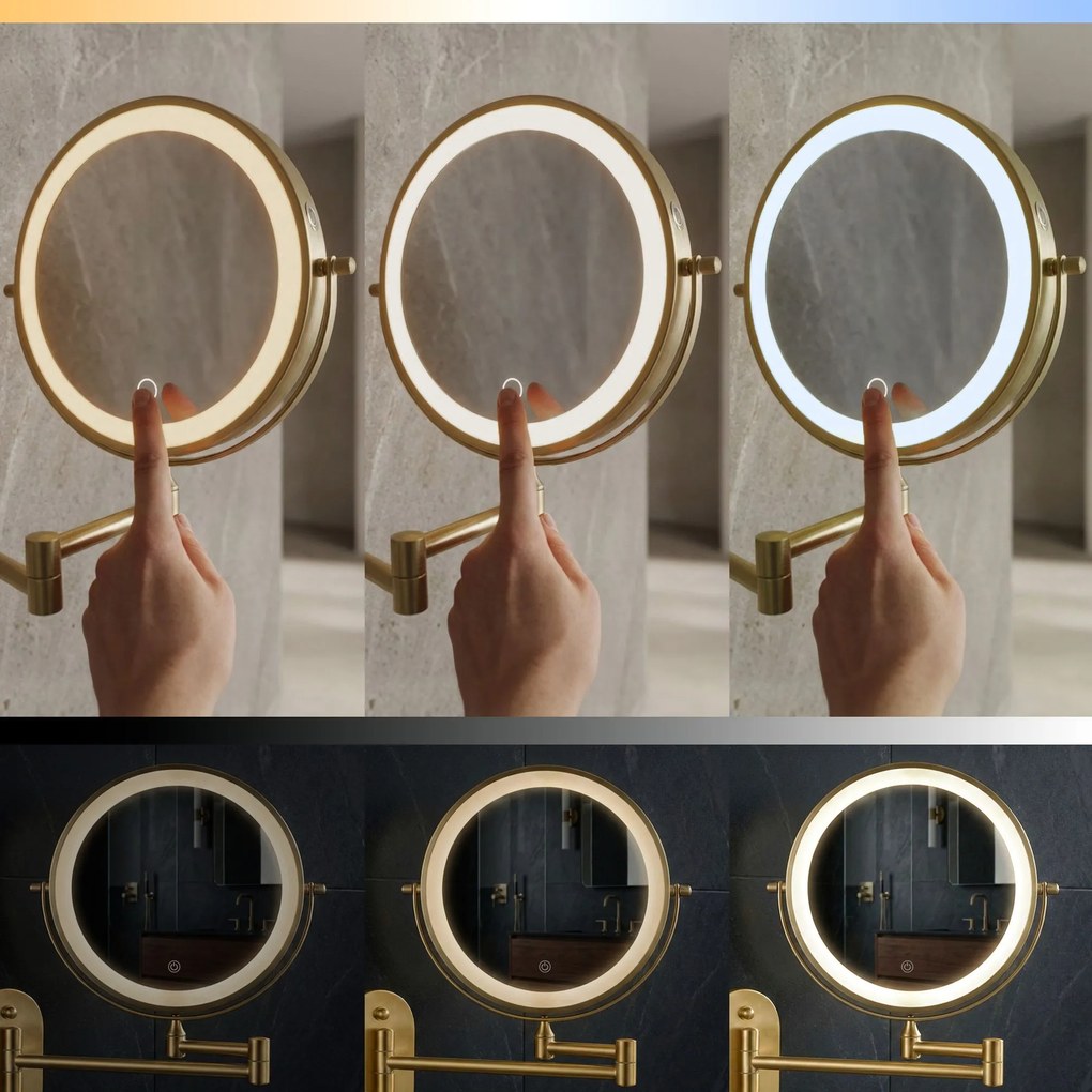 Огледало LED Old Gold