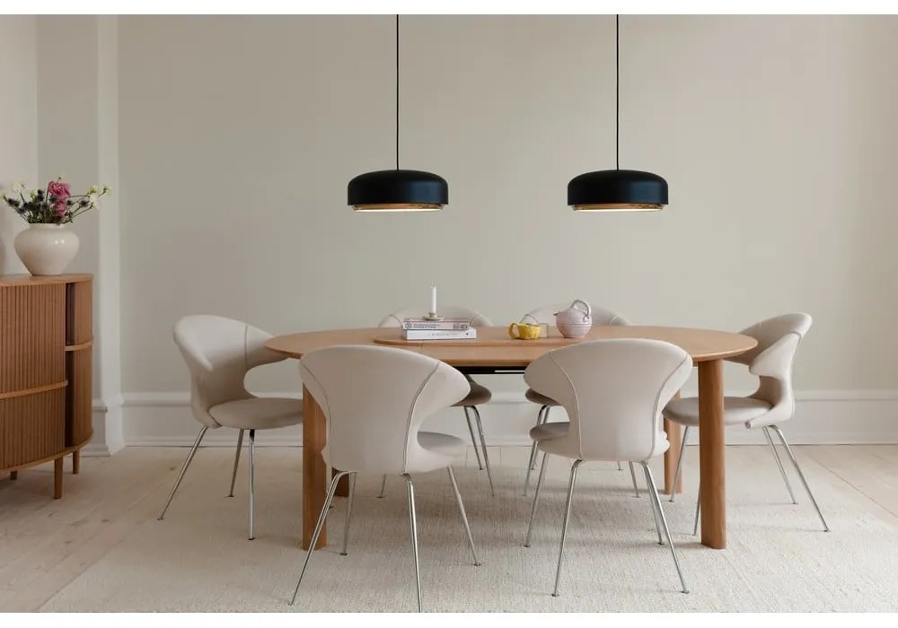 Черно LED висящо осветително тяло с метален абажур ø 40 cm Hazel medium - UMAGE