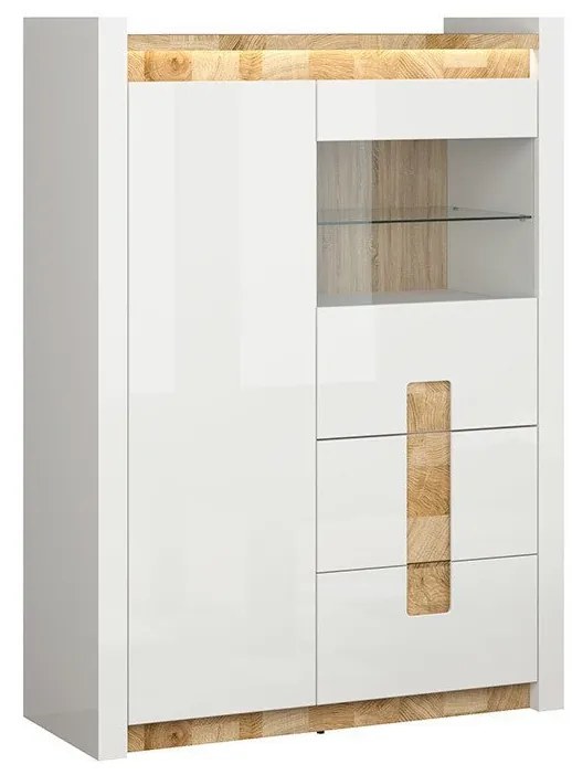 Витринен шкаф ALAMEDA REG1W1D2S