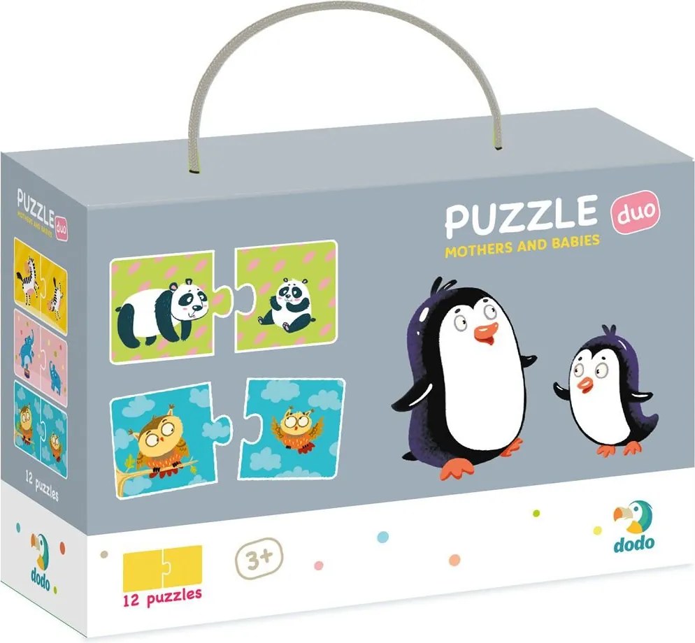 Dodo - Пъзел DUO - Майки и бебета