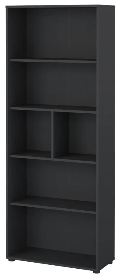 Антрацитна етажерка за книги 80x205 cm Sign - Tvilum