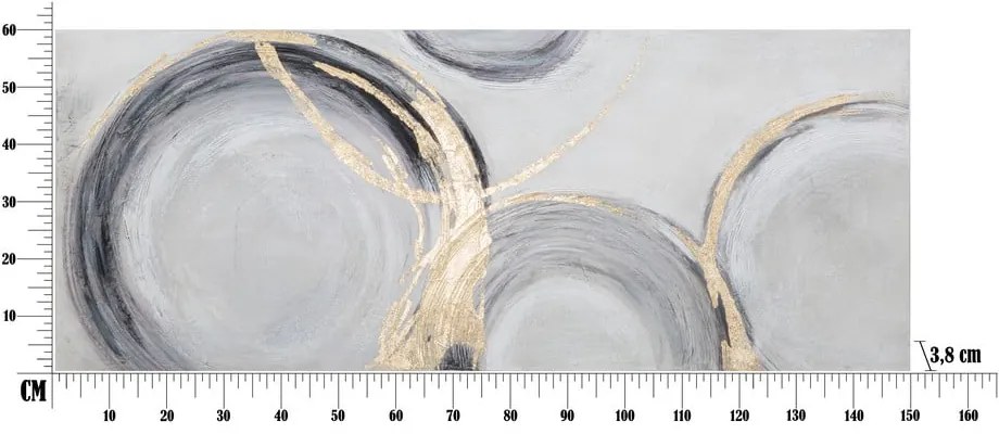 Живопис 150x60 cm Circly - Mauro Ferretti