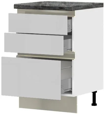 Подов шкаф Trinity R60-3M BOX-Leuko Gualistero