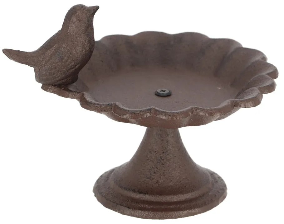 Мини чугунена хранилка за птици с птица на ниска поставка Birdy - Esschert Design