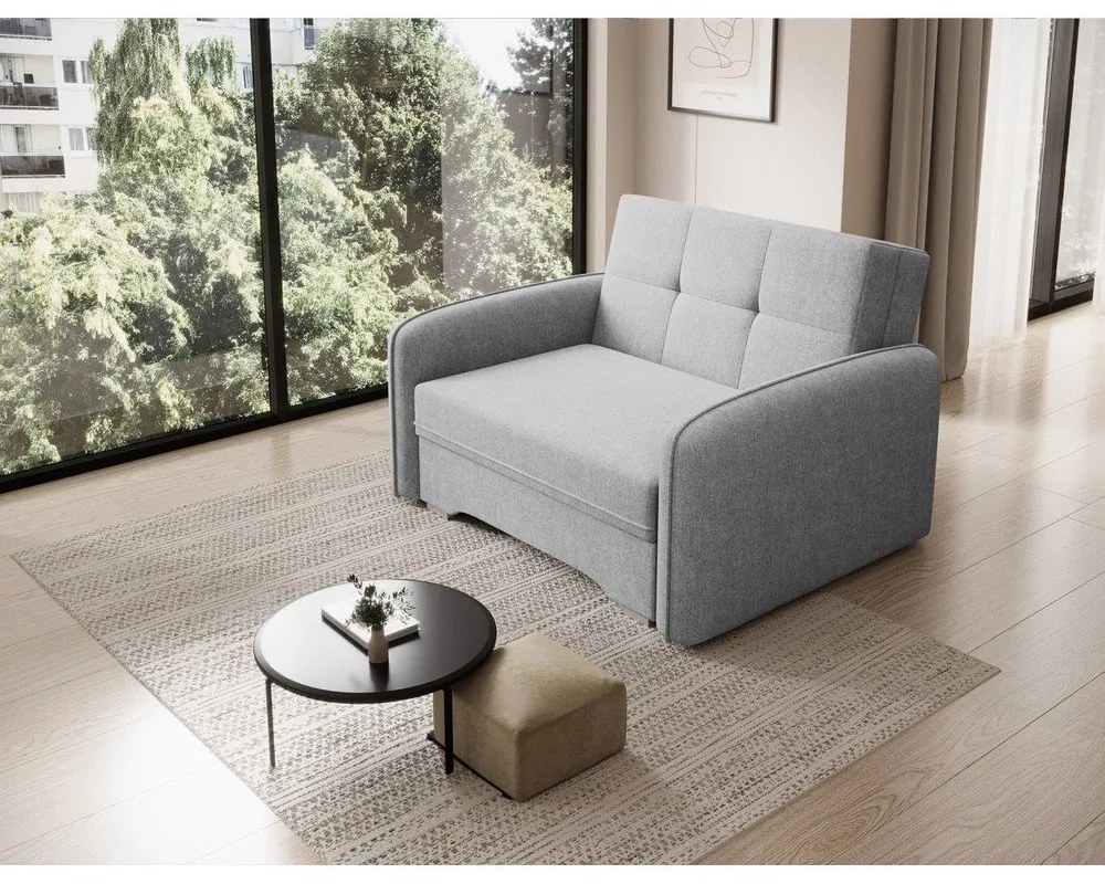 Светлосиво кресло Laine – ELTAP