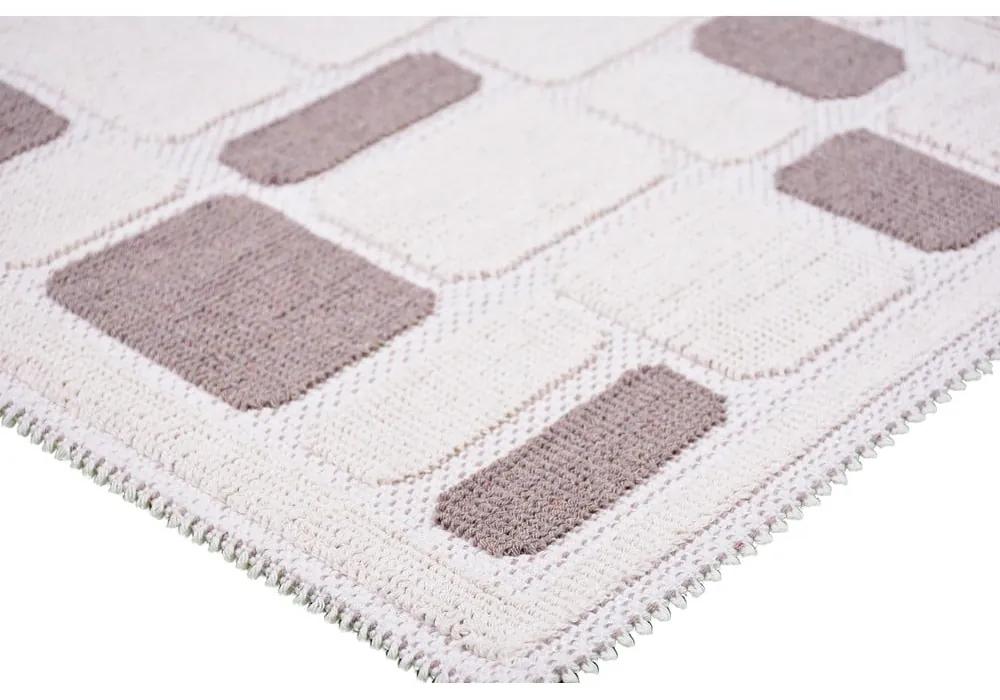 Бежов памучен килим , 80 x 150 cm Mozaik - Vitaus