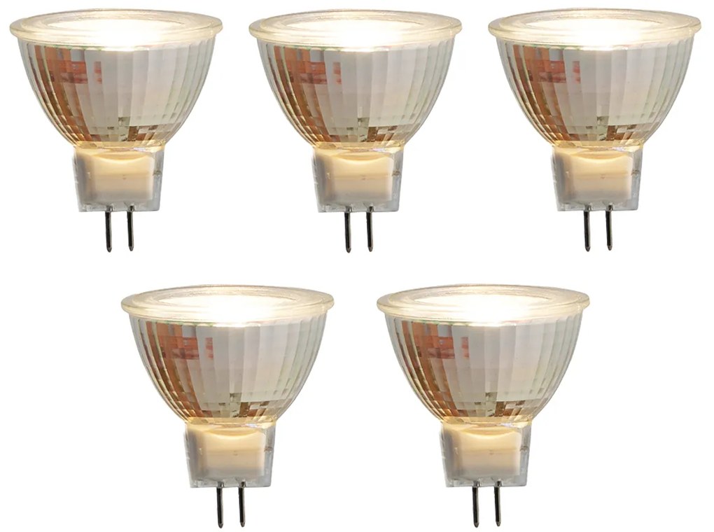 Комплект от 5 LED крушки GU5.3 MR16 5W 420lm 2700K 12V