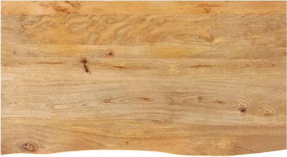 370456 vidaXL Плот за маса, жив ръб, 120x60x2,5 см, масивно дърво манго