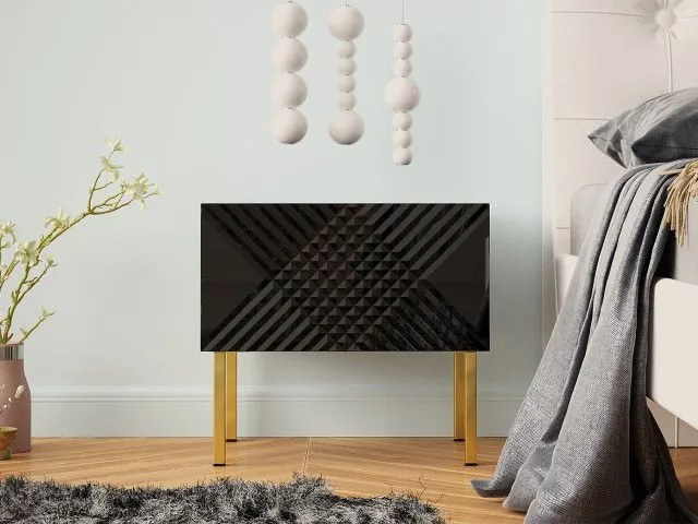 Нощно шкафче Exito-Black