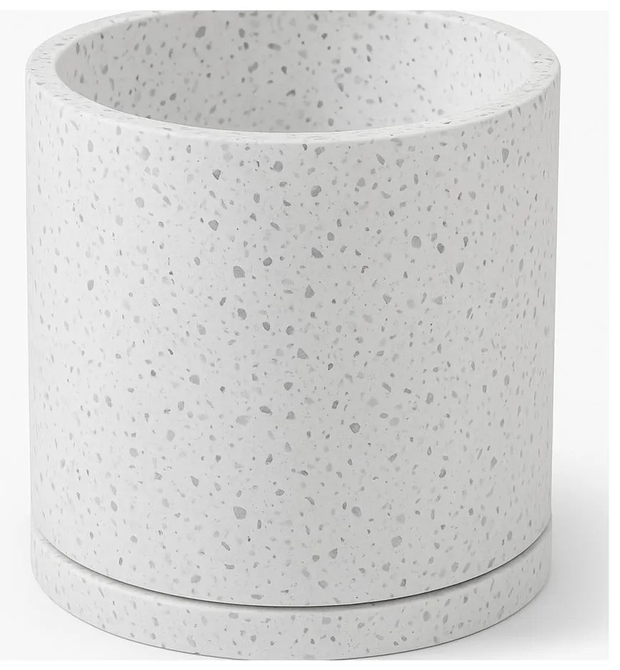 Комплект от 2 бели саксии, ø 26 cm Terrazzo - Bonami Selection