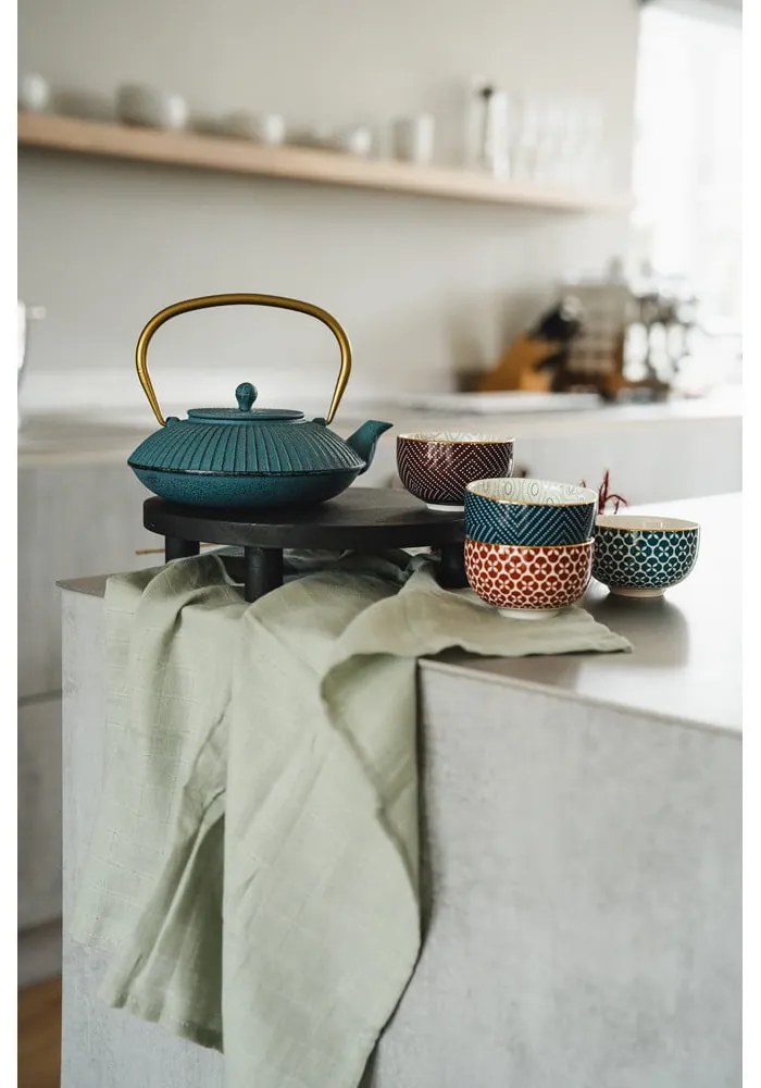 Син чугунен чайник 1,1 l Linhai – Bredemeijer