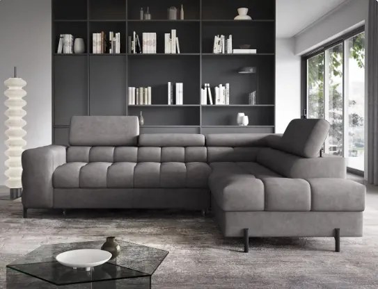 Ъглов диван Ferucce-Gkri Skouro-Right