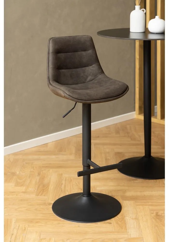 Тъмнозелен бар стол с регулируема височина (височина на седалката 86 cm) Adisa – Actona