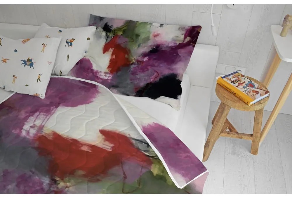 Олекотени одеяло и калъфка за възглавница в комплект от памучен сатен 140x200 cm – Butter Kings