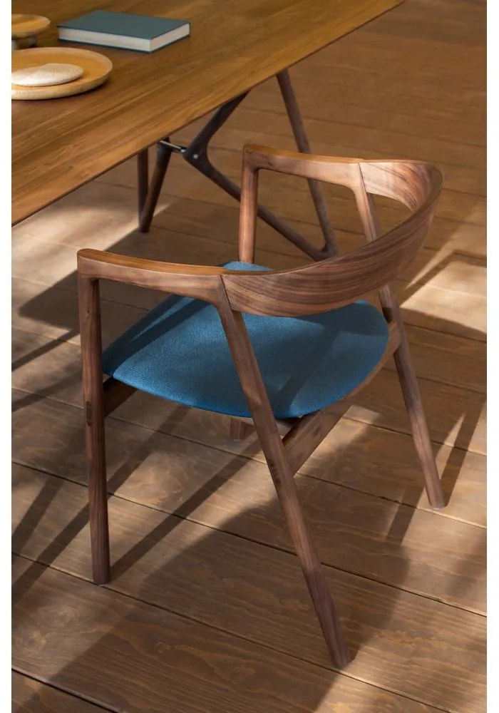 Трапезен стол в син и кафяв стол Muna – Gazzda