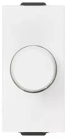 VIMAR 09153 Димер с потенциометър за лампа с нажежаема жичка 230V 100-500W, Бял 1M  NEVE UP