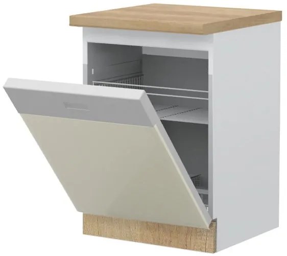 Преден шкаф за съдомиялна машина Modena K60D-Beige