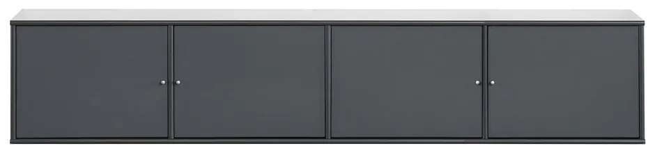 Антрацитно сив ТВ скрин с чекмеджета Mistral 233 - Hammel Furniture