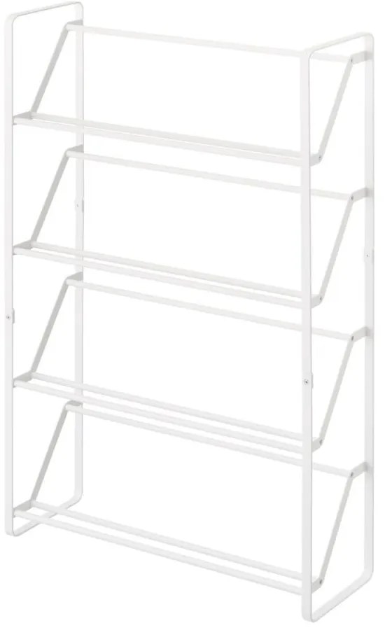 Бяла метална рамка за стойка за обувки - YAMAZAKI