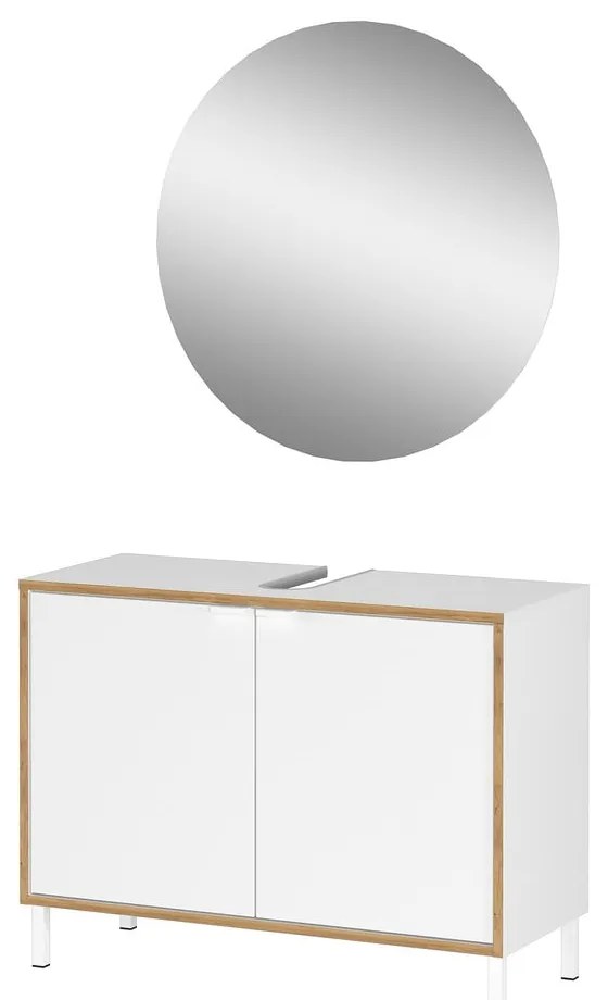 Бял комплект за баня Topeka – Germania