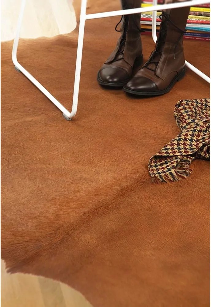 Кафява кожа 210x200 cm - Narma