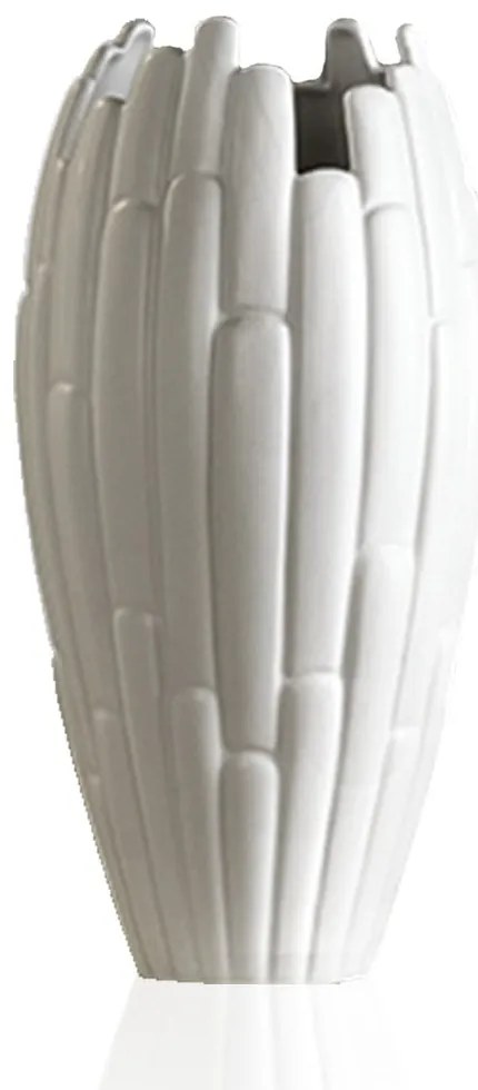 Кремава керамична висока ваза - Villa Altachiara