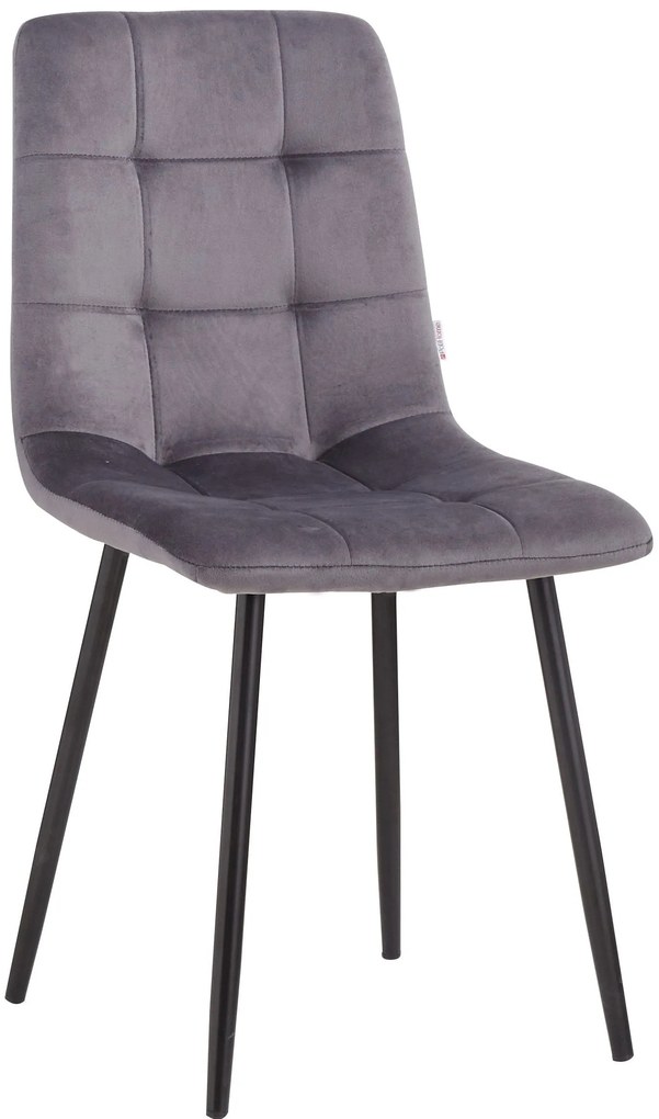 Кухненски стол Mona-Сив (4) парчета