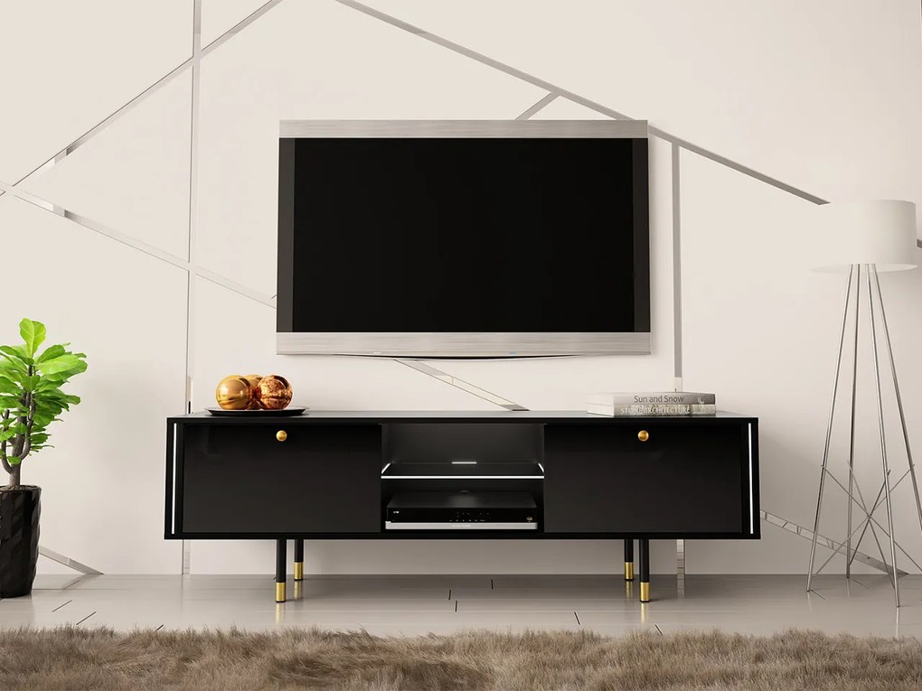 TV шкаф Cristal-Leuko-Length: 160 cm