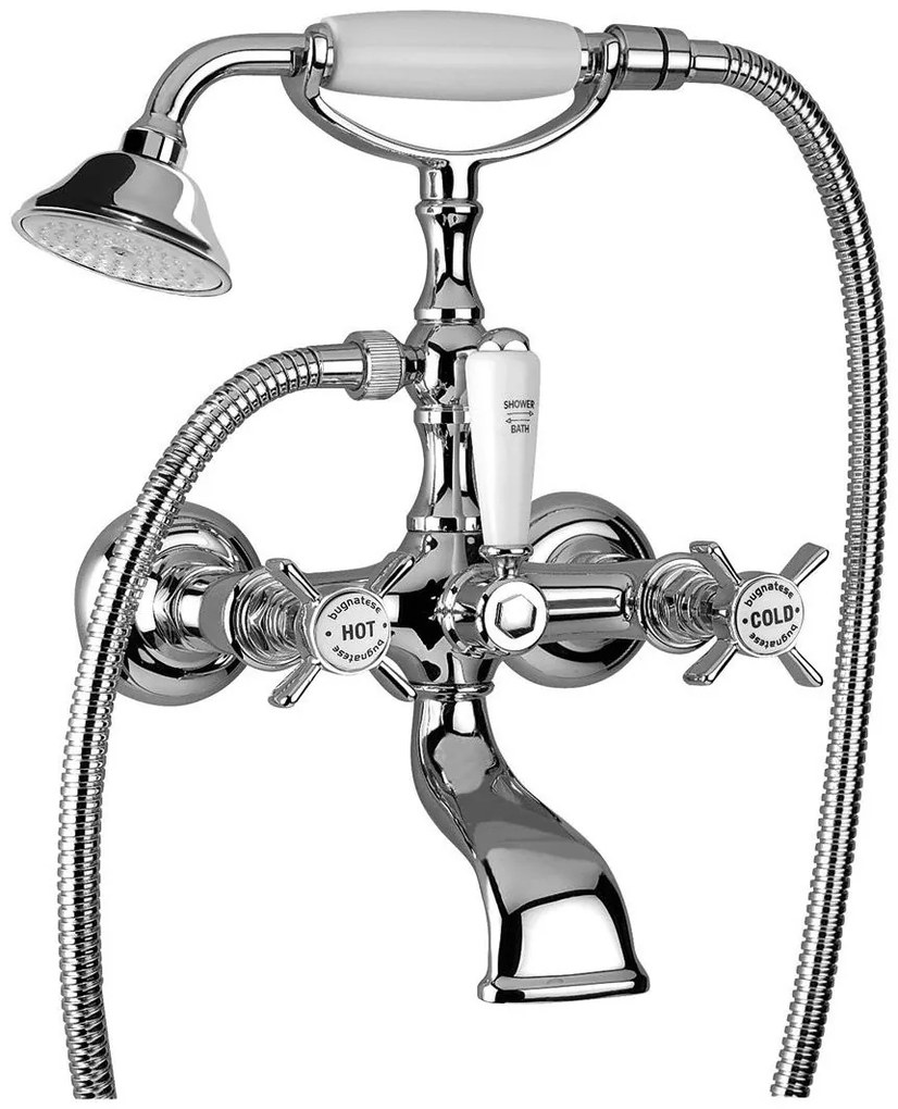 Смесител за баня Bugnatese Princeton with Ръчен душ-Chromium