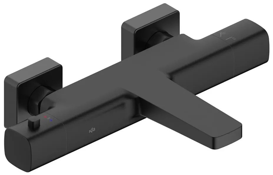 KFA Armatura 5754-010-81 - Термостатичен смесител за вана MALAGA черен