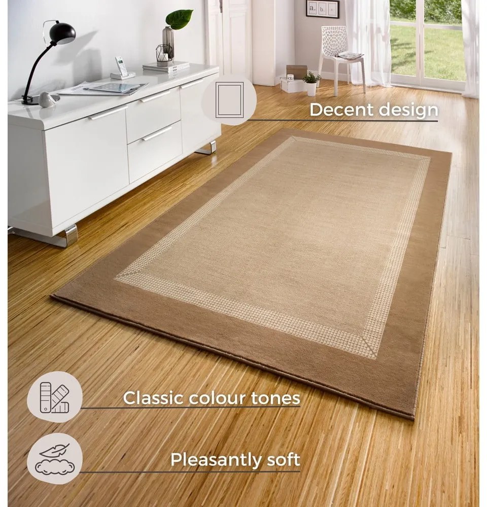 Бежово-кафяв килим , 120 x 170 cm Basic - Hanse Home