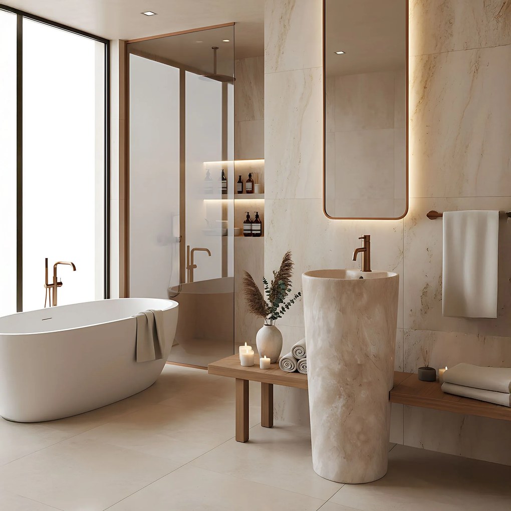 умивалник-Свободностоящ Rea Blanka Savana Matt