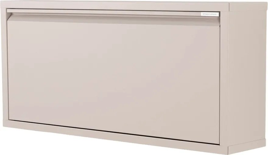 Кафяво-сива метална накланяща се/висяща стойка за обувки 75x41x22 cm Billy – Spinder Design