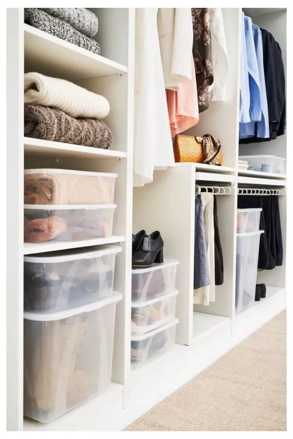 Пластмасова кутия за съхранение с капак 70 л Lona - Rotho