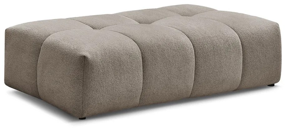 Кафяво-сива шенилова табуретка Everest – Bobochic Paris