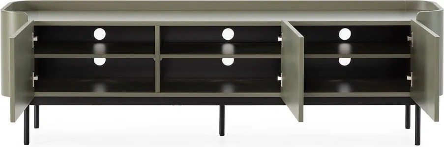 Зелена маса за телевизор 180x55x40 cm Willa – MOME
