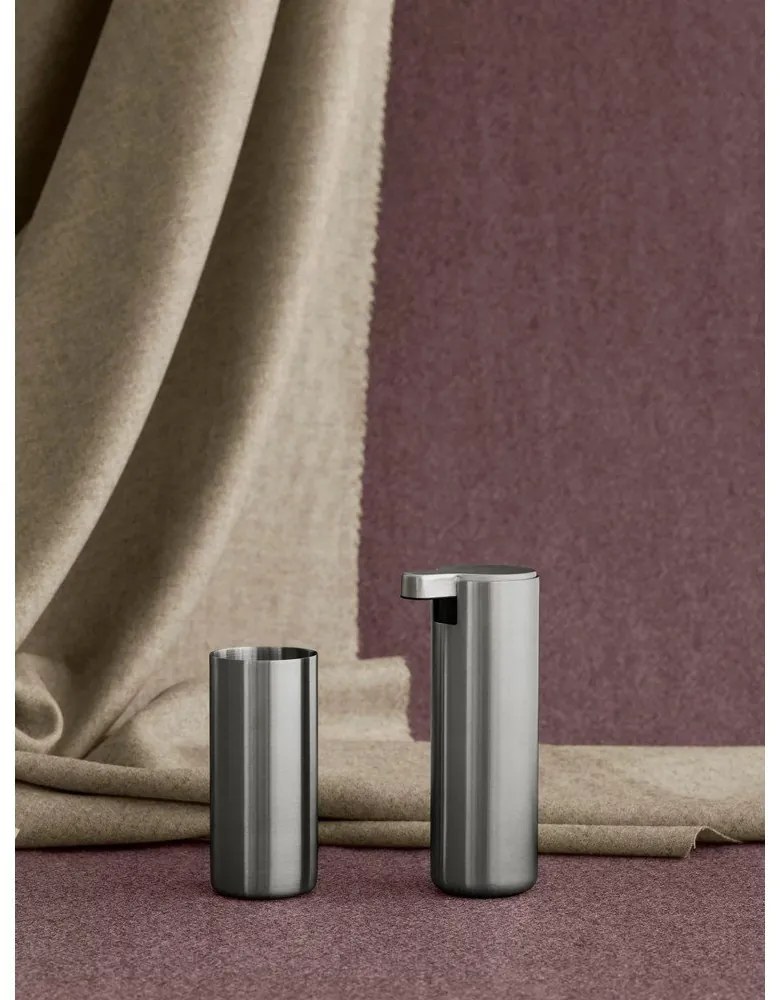 Матово сребрист диспенсер за сапун от неръждаема стомана 165 ml Modo – Blomus