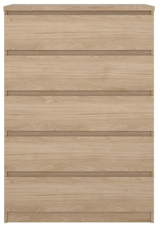 Скрин от дъбов декор в естествен цвят 77x111x50 cm Naia – Tvilum