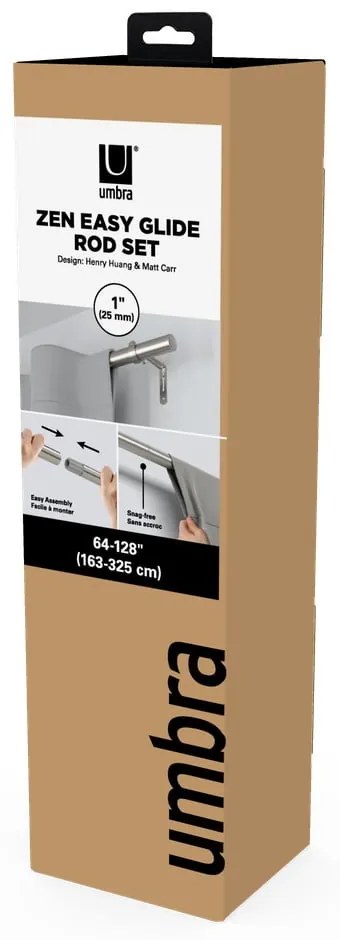 Стоманен разширяем прът за завеси 163 - 325 cm Zen – Umbra