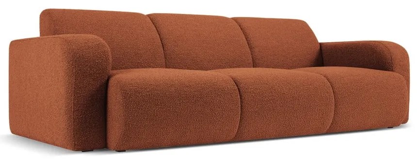 Кафяв диван от плат букле235 cm Molino - Micadoni Home