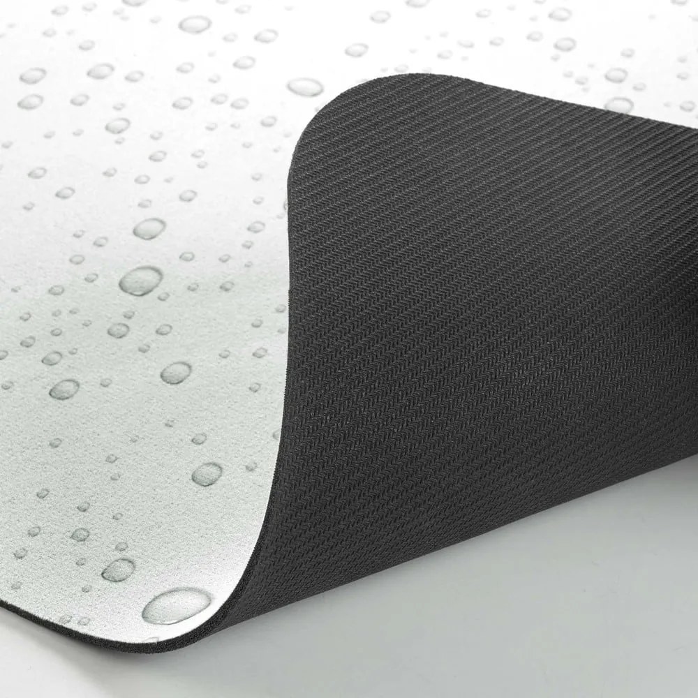 Светлосив килим за баня 50x120 cm Splash – douceur d'intérieur