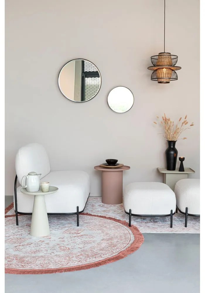 Кремав диван от букле 125 cm Polly – White Label