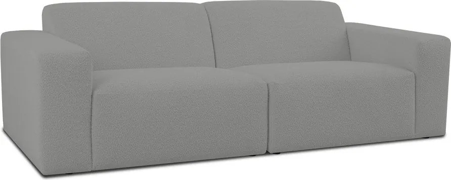Сив диван от букле 228 cm Roxy – Scandic