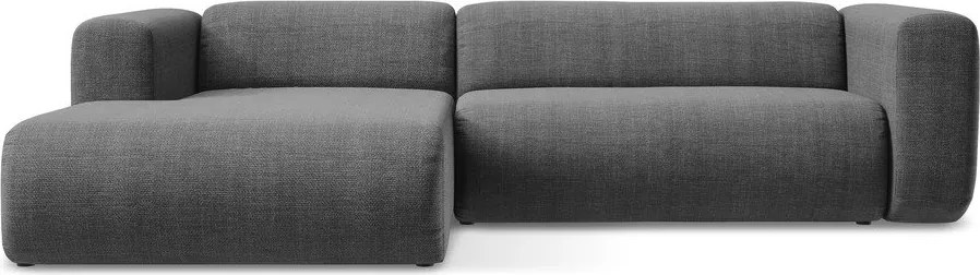 Сив ъглов диван (ляв ъгъл) Ekahi – Makamii