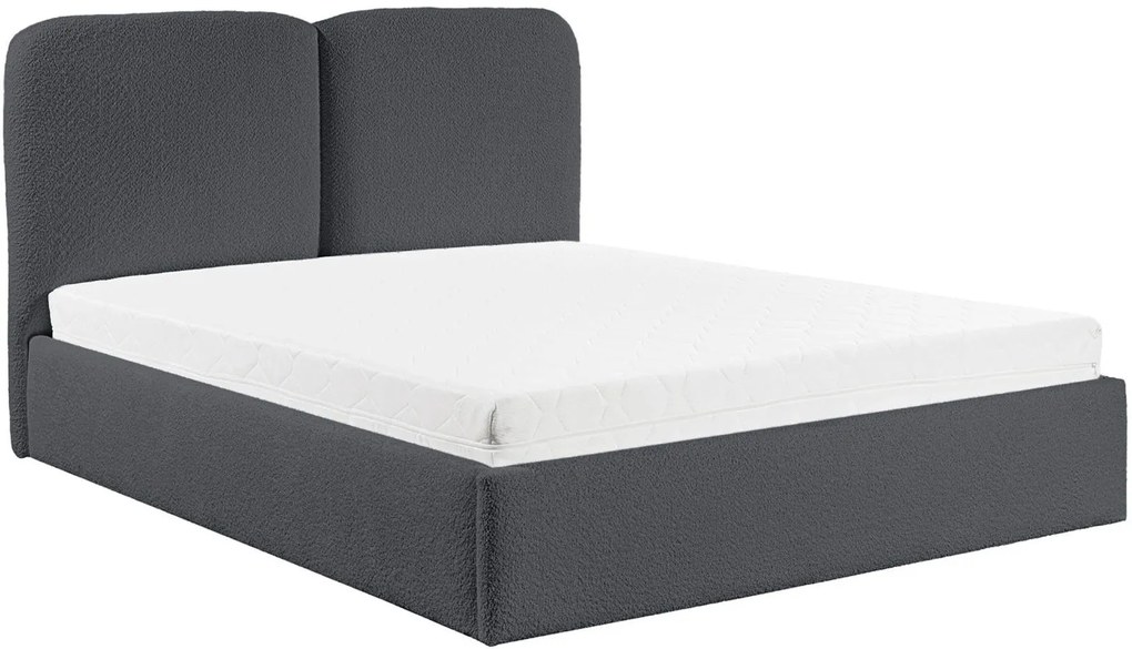 Облегнато легло Heaven-Антрацит-180 x 200