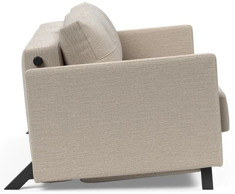 Бежов разтегателен диван с подлакътници , 160 см Cubed - Innovation