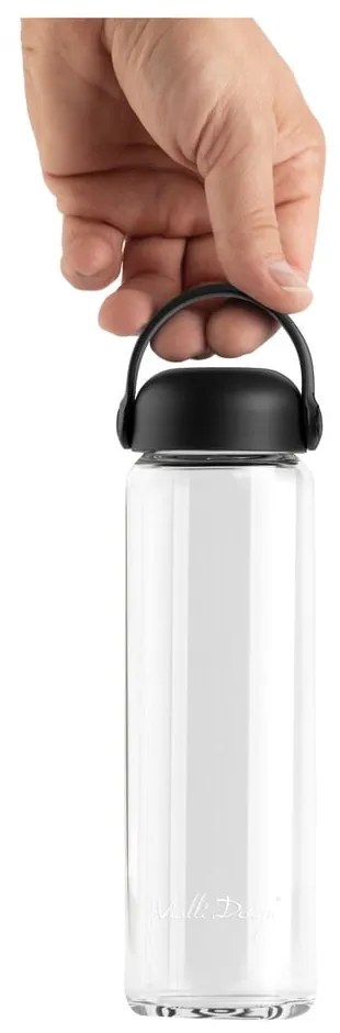 Черна стъклена бутилка 540 ml Fuori – Vialli Design