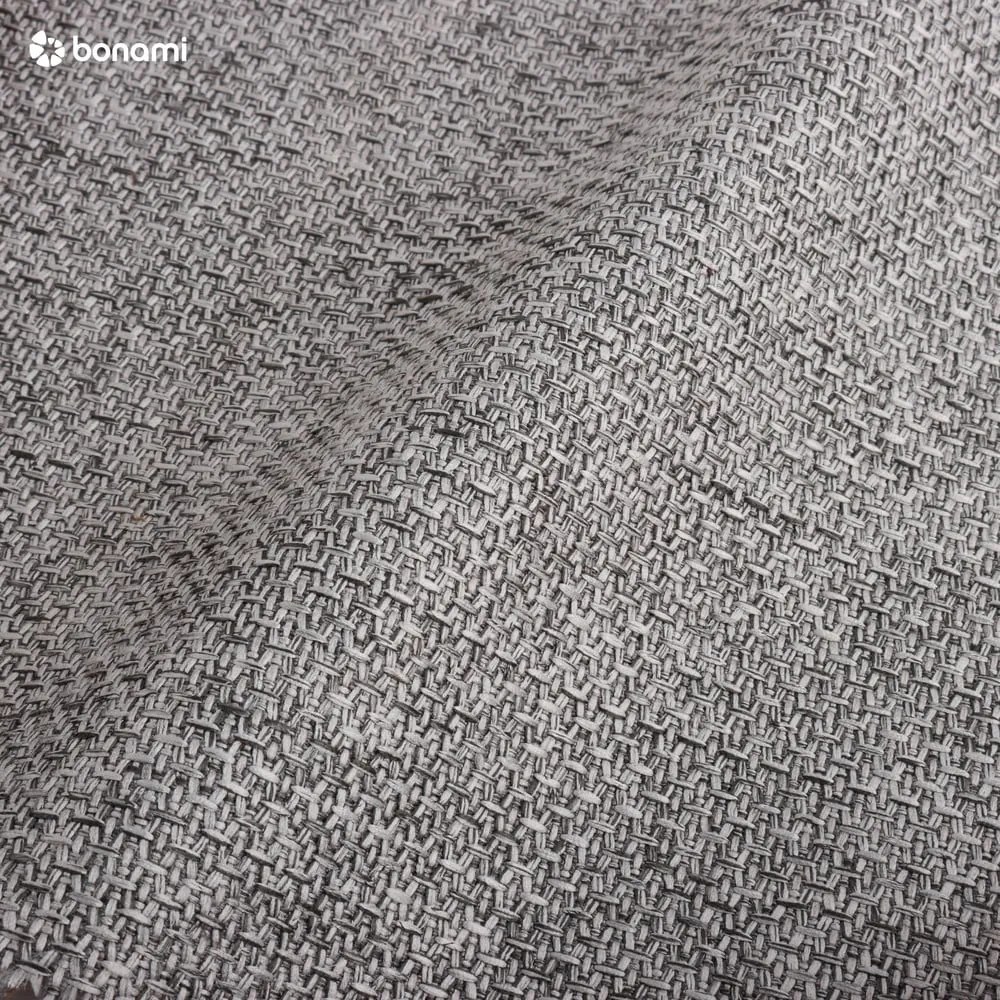 Сиво двойно легло 140x200 cm тапицирано с място за съхранение с включена подматрачна рамка Lotte – Meise Möbel