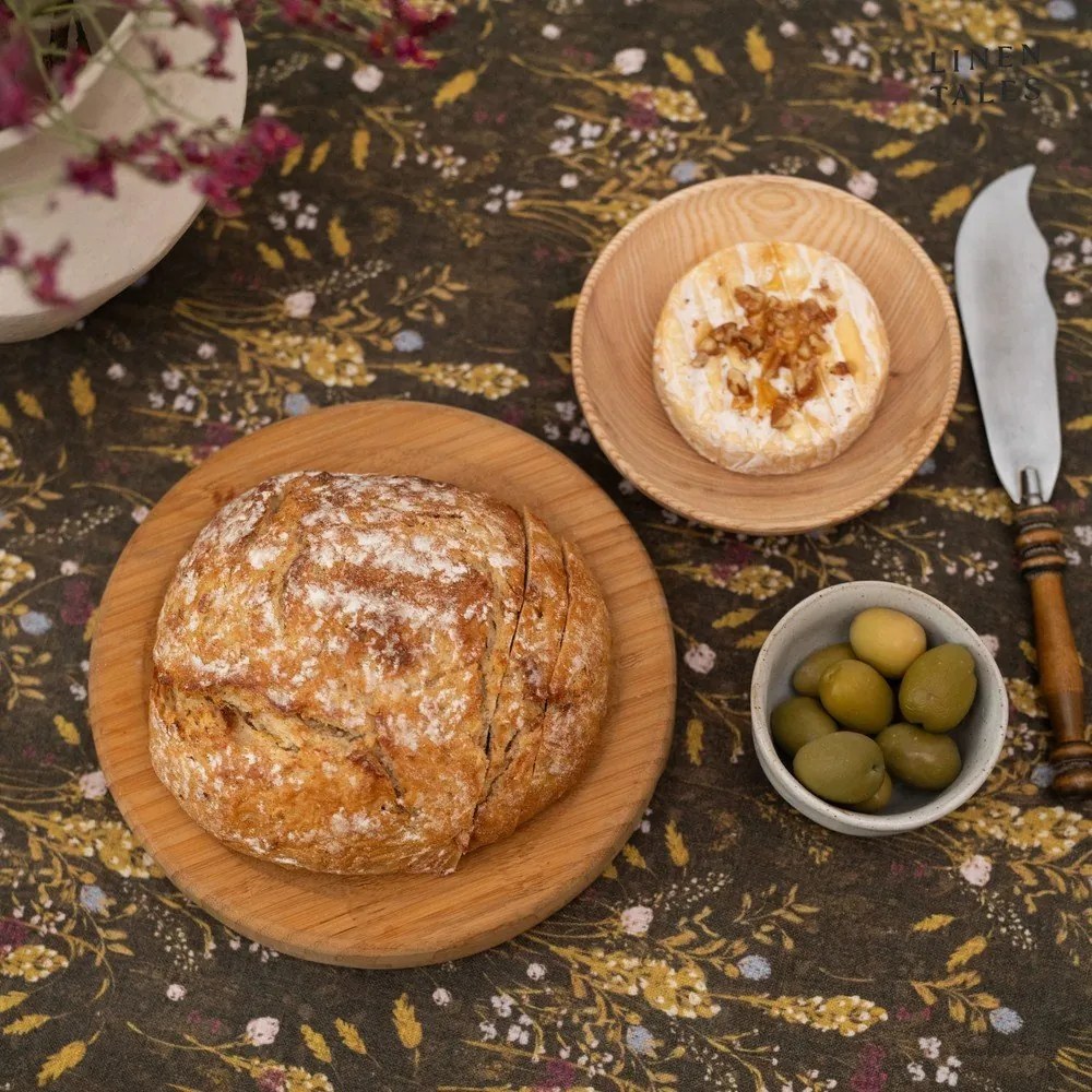 Ленена покривка за маса 140x140 cm Woodland – Linen Tales